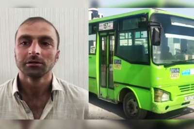 Narkotikin təsiri altında olan avtobus sürücüsü saxlanılıb