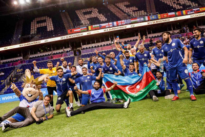 Avropa çempionatı: Azərbaycanın minifutbol yığması finala yüksəlib