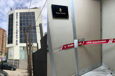 “Buta” klinikasının fəaliyyəti yanğın təhlükəsinə görə məhdudlaşdırılıb