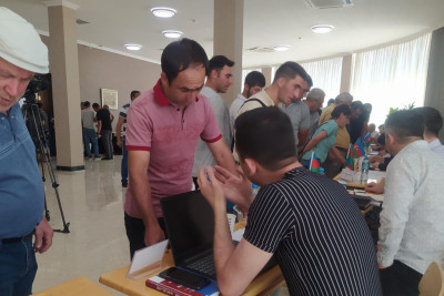 Qusarda əmək yarmarkası keçirilib