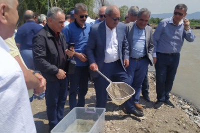 Həkəri çayına balıqlar buraxılıb
