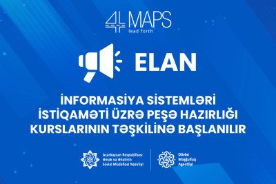 İşaxtaranların nəzərinə: informasiya sistemləri üzrə peşə hazırlığı kursları başlayır