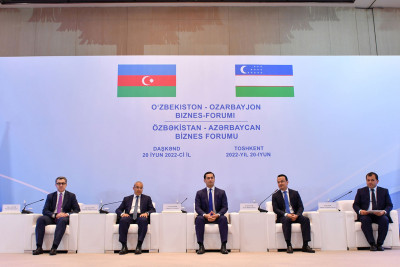 Özbəkistan-Azərbaycan biznes forumu keçirilib