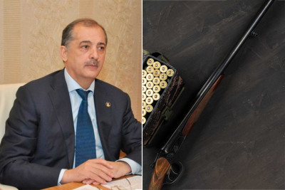 Vilyam Hacıyevin evində 6 silah, 65 patron aşkarlanıb