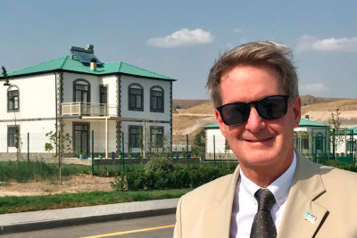 Britaniya səfiri Zəngilanın Ağalı kəndinə səfər edib