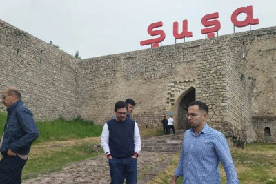 Slovakiya və Paraqvay nümayəndələri Şuşaya səfər ediblər