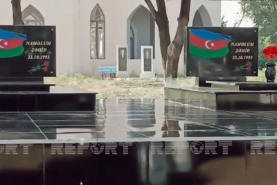Cəlilabadda naməlum şəhid məzarları bərpa olunub