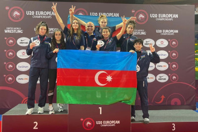 U-20 Avropa çempionatı: daha bir qadın güləşçimiz qızıl medal qazanıb
