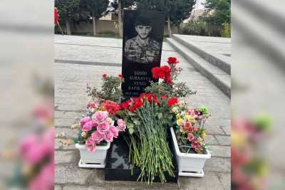 Lökbatanda 18 yaşında şəhid olan hərbçimizin anım mərasimi keçirilib