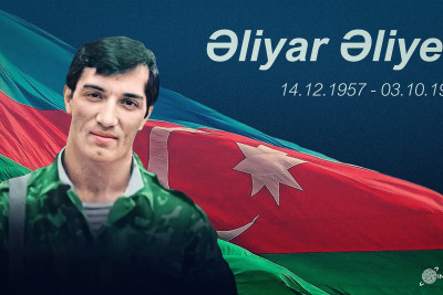 Bugün Milli Qəhrəman Əliyar Əliyevin doğum günüdür