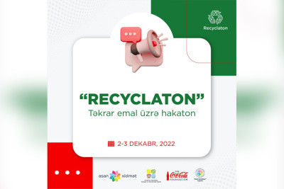 Azərbaycanda ilk dəfə tullantıların azaldılması üzrə hakaton keçiriləcək