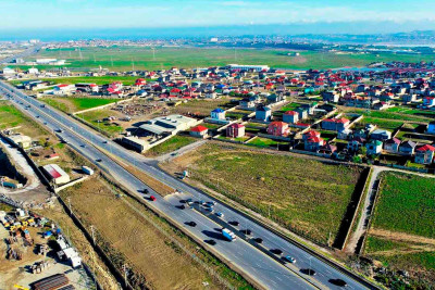 Saray-Novxanı yolunda yeni geriyə dönmə hissəsi yaradılıb