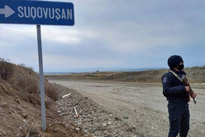 Suqovuşana icazəsiz keçmək istəyən şəxs saxlanılıb