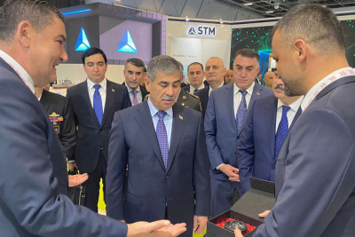 Zakir Həsənov Türkiyədə keçirilən “Saha Expo" sərgisini ziyarət edib