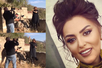 Əməkdar artist Laçında klip çəkdirib