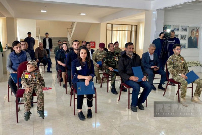 Şəhid ailəsi və digər imtiyazlı şəxslərə daha 50 mənzil təqdim edilib