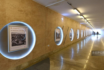 Bakı metrosunun 55 illiyinə həsr olunmuş sərgi açılıb