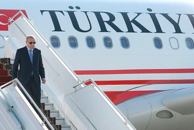Türkiyə Prezidenti Azərbaycana səfərə yola düşüb