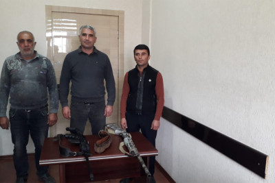 Polis qanunsuz ov edənləri saxlamaq üçün havaya atəş açıb