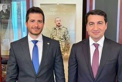 İsrail səfiri Prezidentin köməkçisi ilə görüşüb