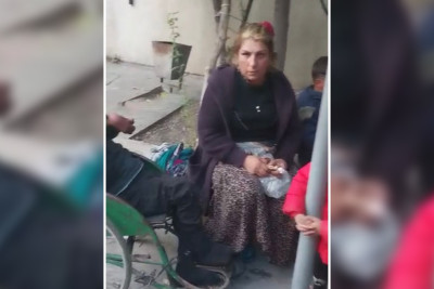 DİN: 4 azyaşlını dilənçiliyə sövq edən qadın saxlanılıb