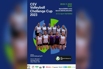 Qadın voleybolçularımız Çağırış kubokunda mübarizə aparacaq
