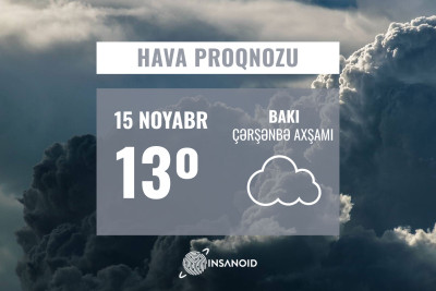 Çərşənbə axşamı hava çiskinli olacaq