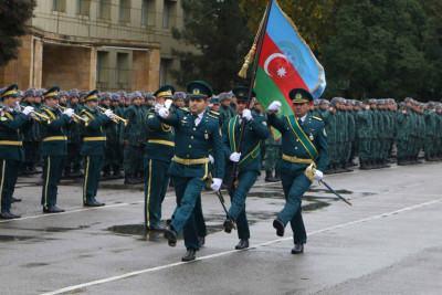 DSX-də gənc əsgərlərin andiçmə mərasimi keçirilib