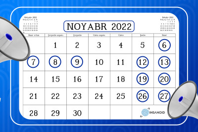 Noyabr ayında qeyri-iş günlərinin sayı açıqlanıb