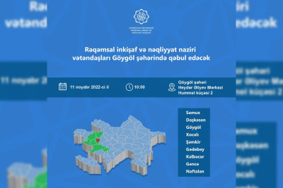 Rəşad Nəbiyev Göygöldə vətəndaşları qəbul edəcək