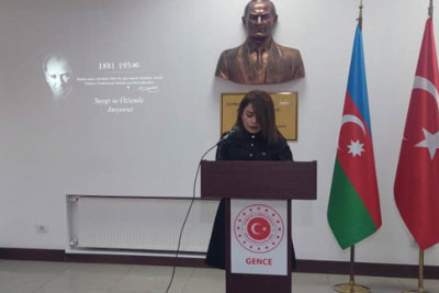 Gəncədə Mustafa Kamal Atatürklə bağlı anım tədbiri keçirilib