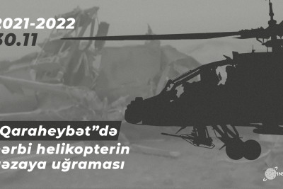 Qaraheybətdə hərbi helikopterin qəzaya düşməsindən bir il ötür