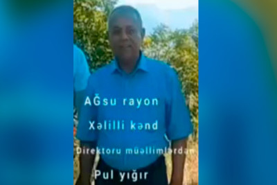 Məktəb direktoru dərsə gəlməməyə görə 10 manat alır
