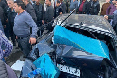 Ağdam: zəncirvari yol qəzası baş verib