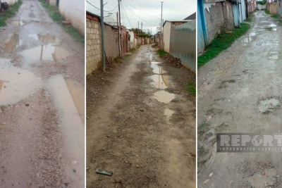 Şabran küçələrinin yollar ancaq avtomobillər üçün “nəzərdə tutulub”