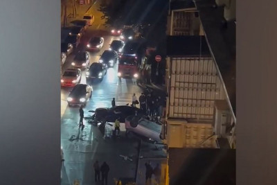 Bakıda bir neçə avtomobilin iştirakı ilə qəza baş verib