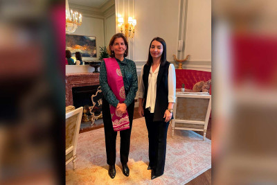 Leyla Abdullayeva Fransanın Azərbaycandakı yeni səfiri ilə görüşüb