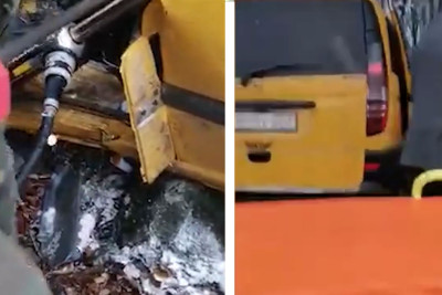 İsmayıllıda mikroavtobus ağaca çarpılıb, sürücü və 7 sərnişin xəsarət alıb