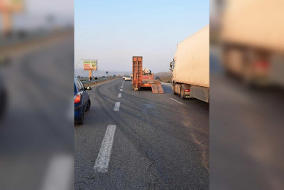 Bakı-Qazax yolunda sərnişin avtobusu yük maşını ilə toqquşub