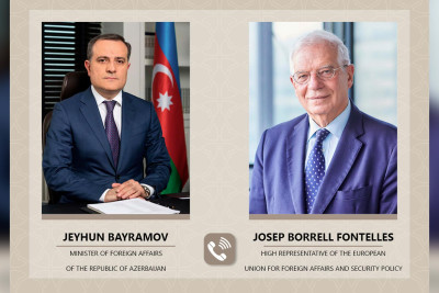 Ceyhun Bayramov Cozef Borellə telefonla danışıb