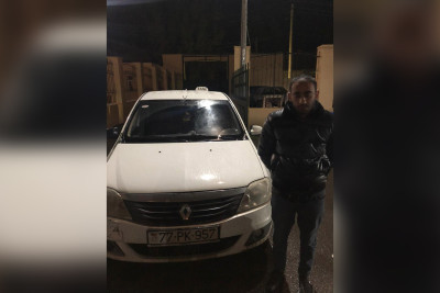 Salyanda narkotikin təsiri altında avtomobil idarə edən şəxs saxlanılıb