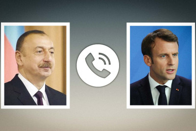 İlham Əliyevin Makronla telefon danışığı baş tutub