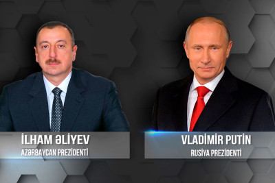 İlham Əliyevlə Vladimir Putin arasında telefon danışığı olub
