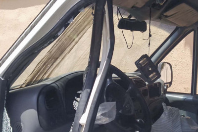 Gəncədə minik maşını sərnişin avtobusu ilə toqquşub