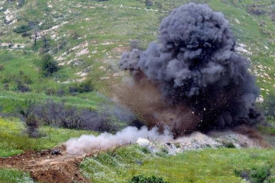Xocavənddə erməni quldur dəstəsinin iki üzvü minaya düşüb
