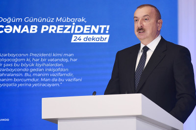 Bu gün dövlət başçısı İlham Əliyevin doğum günüdür