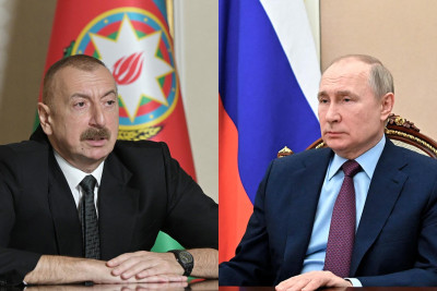 Vladimir Putin İlham Əliyevi təbrik edib