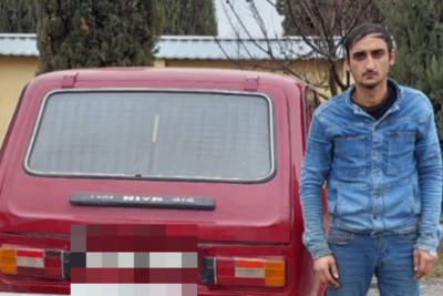Füzulidə azad edilmiş ərazilərə keçmək istəyən şəxs saxlanılıb - FOTO