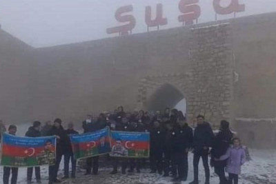 Samuxda yaşayan şəhid valideynləri Şuşa şəhərinə səfər ediblər