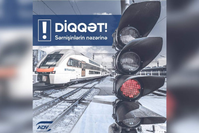 "Azərbaycan Dəmir Yolları" qarlı hava şəraiti ilə əlaqədar əlavə tədbirlər planı həyata keçirir